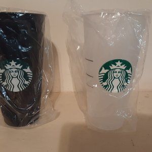 Starbucks drinking cups